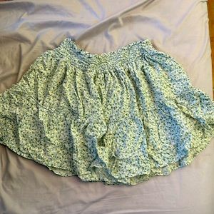 Baby blue skirt